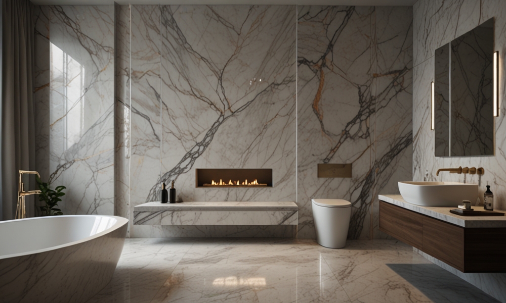 Comment utiliser le marbre dans votre salle de bain pour un effet luxueux